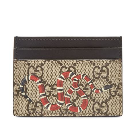 gucci snake card holder used|gucci snake credit card holder.